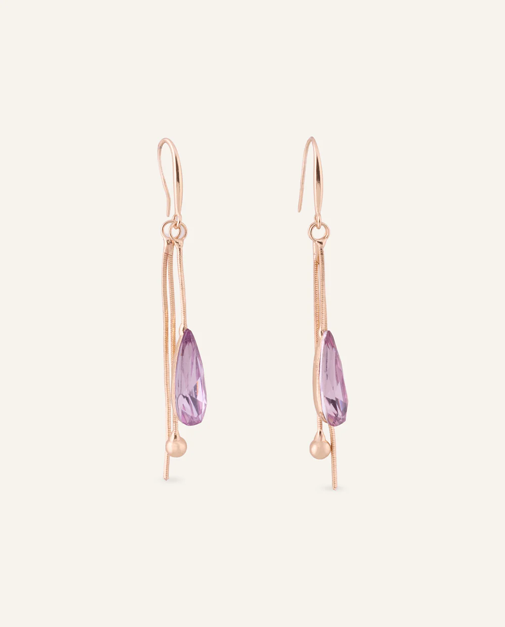 Aretes Moda Slim Dorado