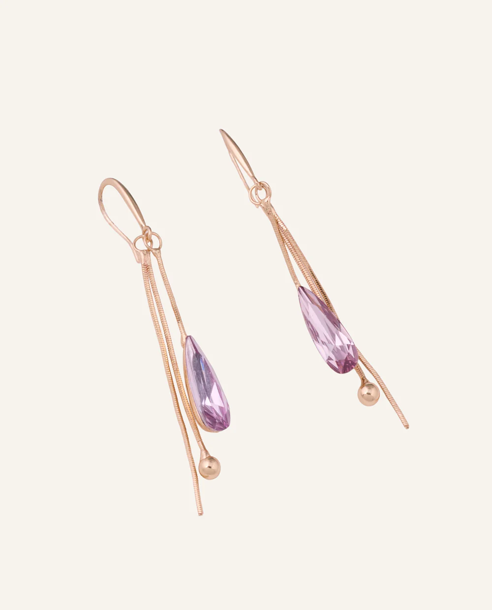 Aretes Moda Slim Dorado - Image 2