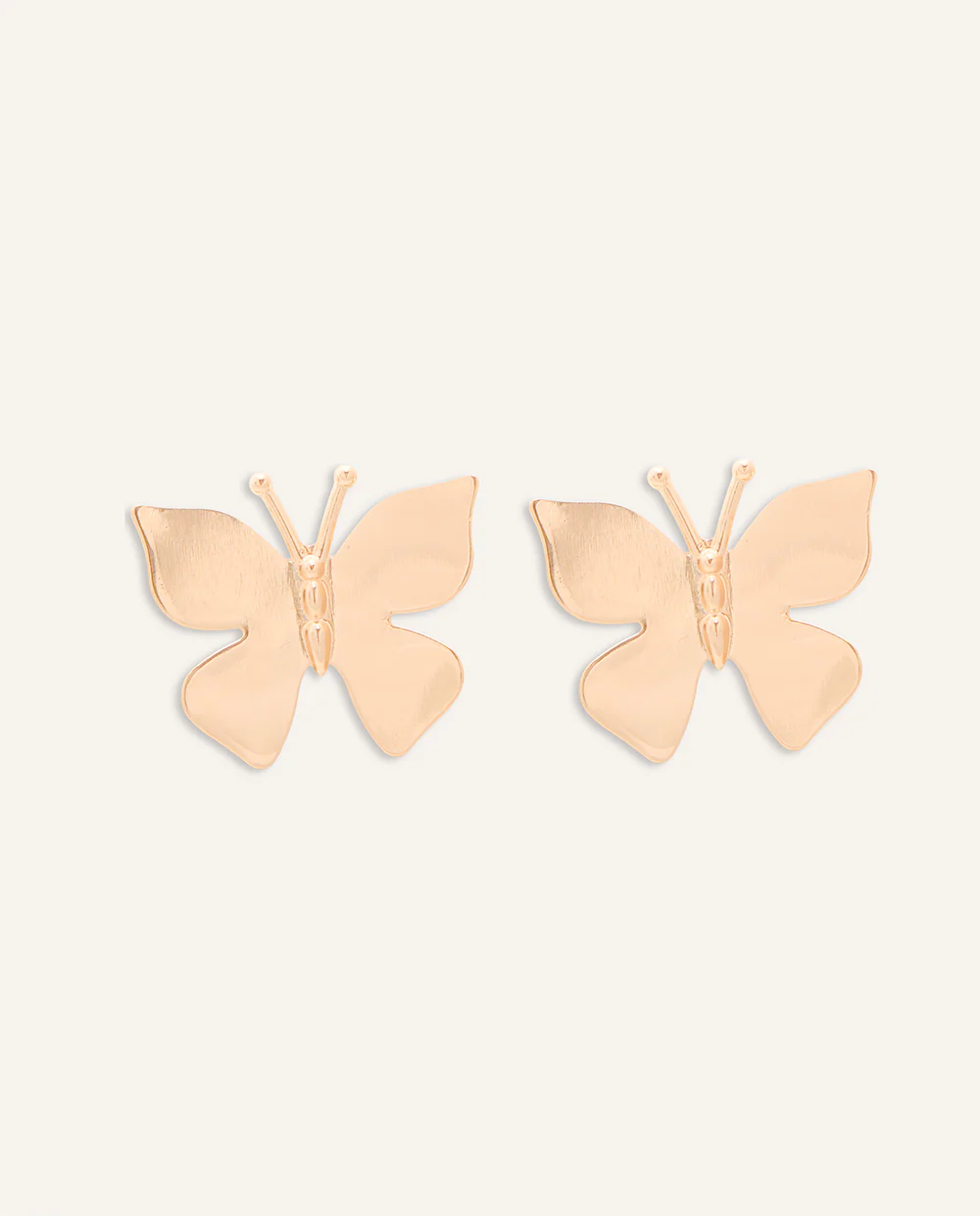 Aretes Trendy Mariposa Dorado