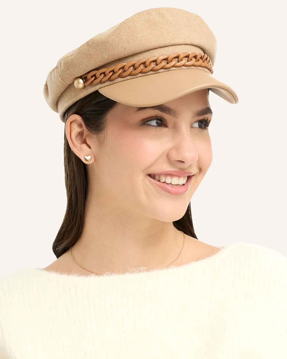 Boina Soft Trenza Camel - Image 3