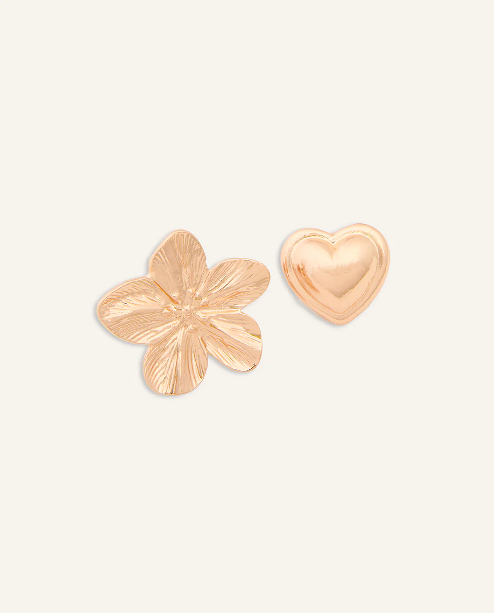 Broche Moda Flor Dorado