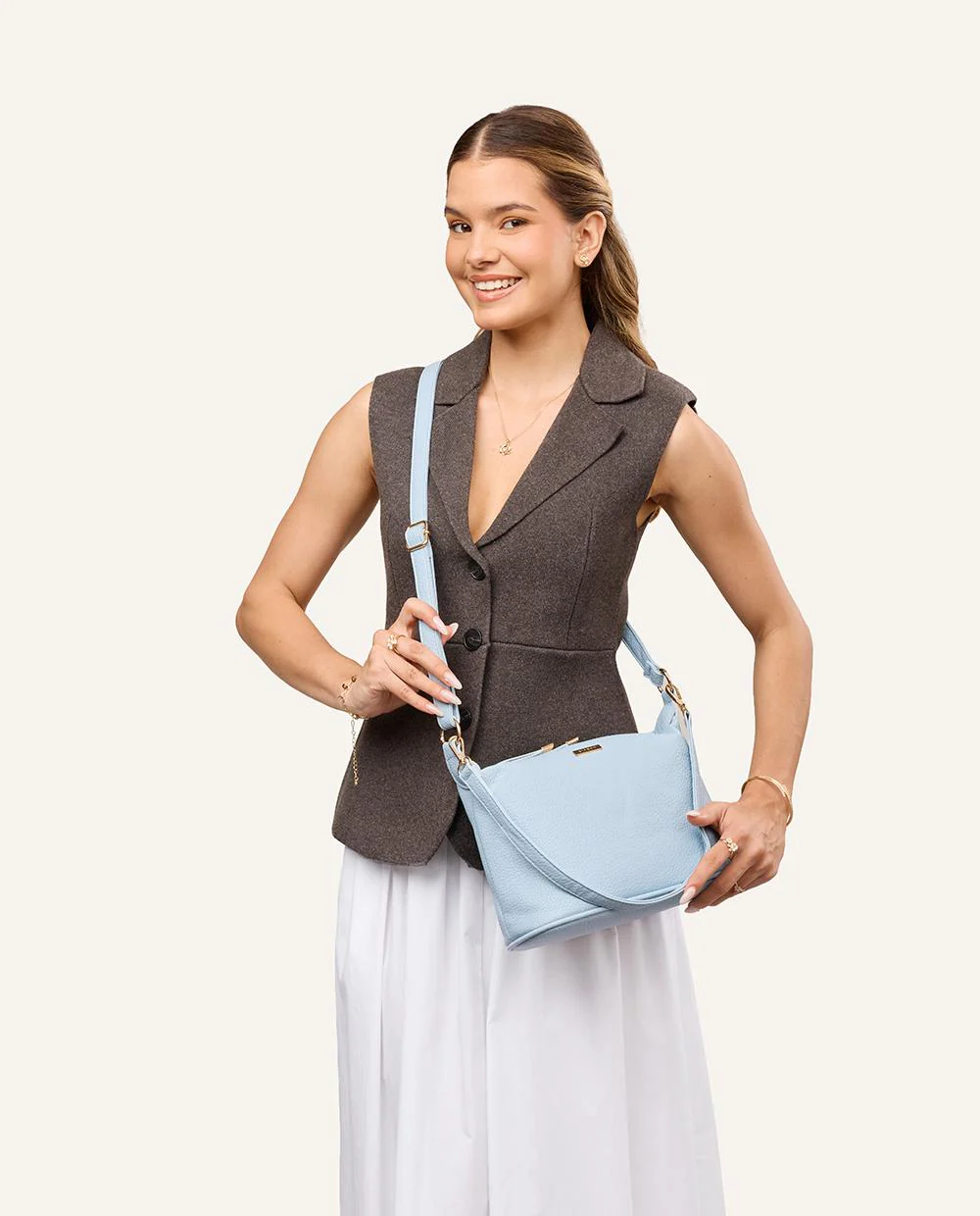 Cartera Crossbody Moda Celeste - Image 2