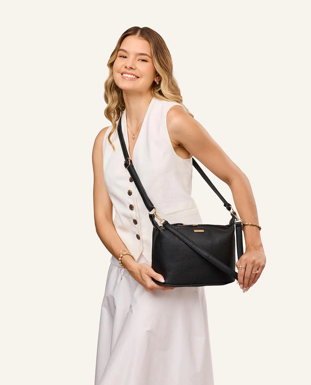 Cartera Crossbody Moda Negro - Image 2