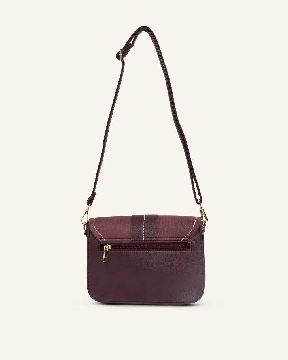 Cartera Crossbody Pu Guinda - Image 2