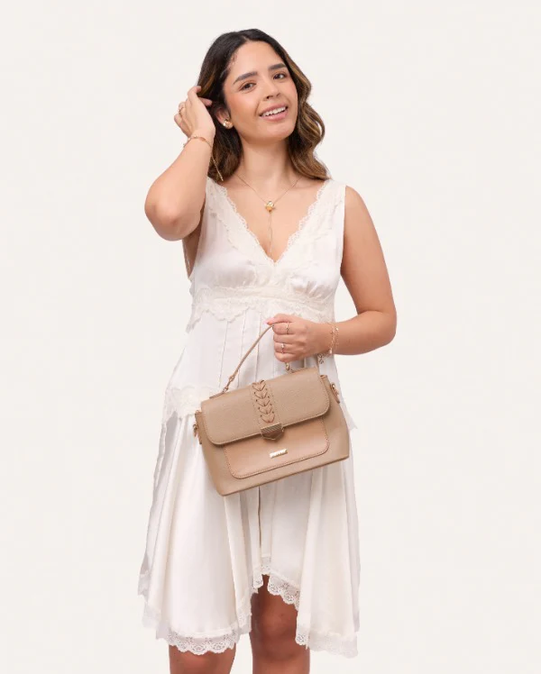 Cartera moda Beige - Image 3