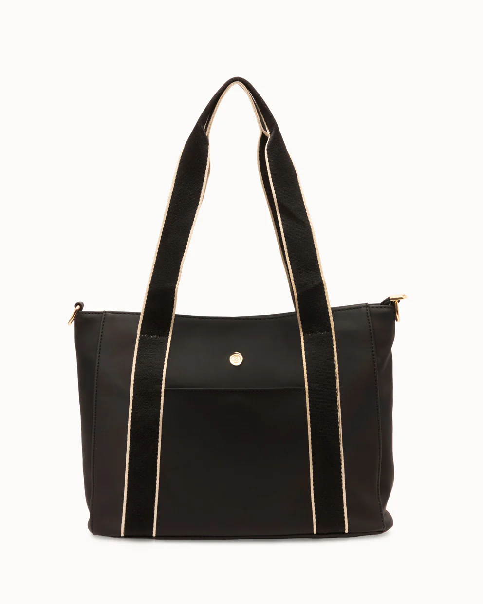 Cartera Tote Nylon Moda Negro