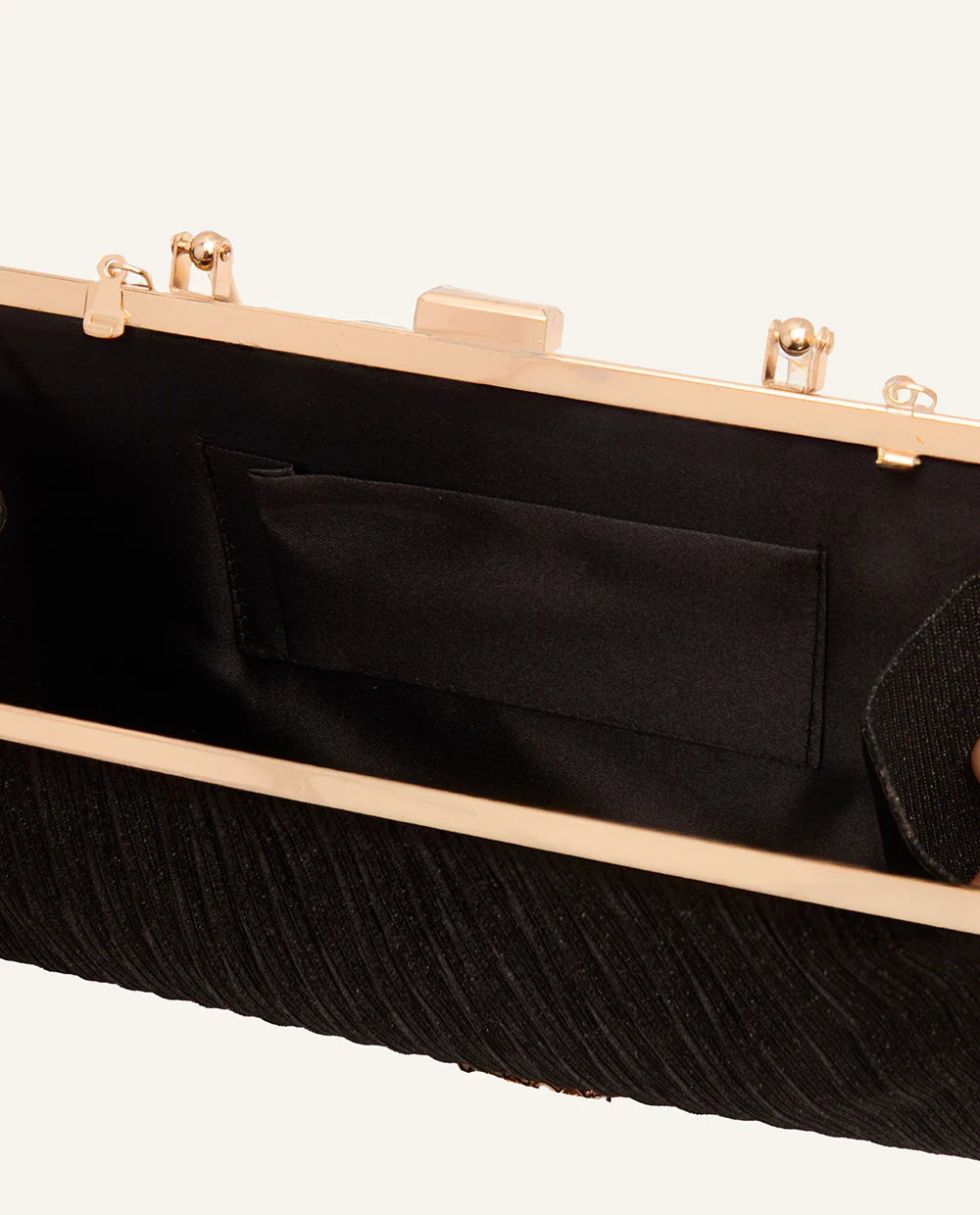 Cartera Vanité Glow Shine Dorado - Image 4