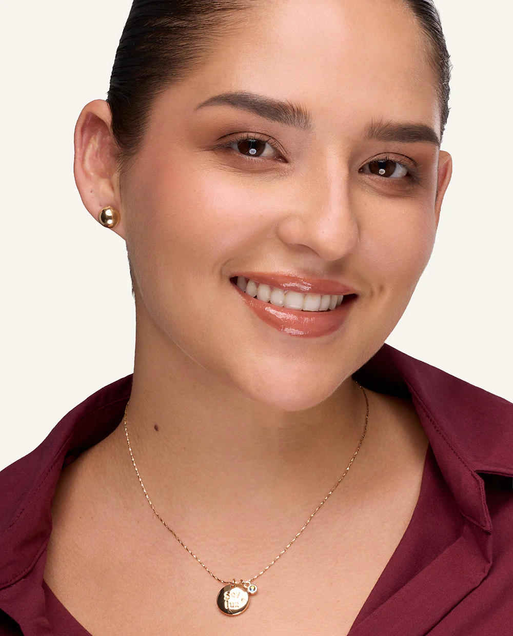 Collar Premium Bañado en Oro Soy Luz Dorado - Image 3