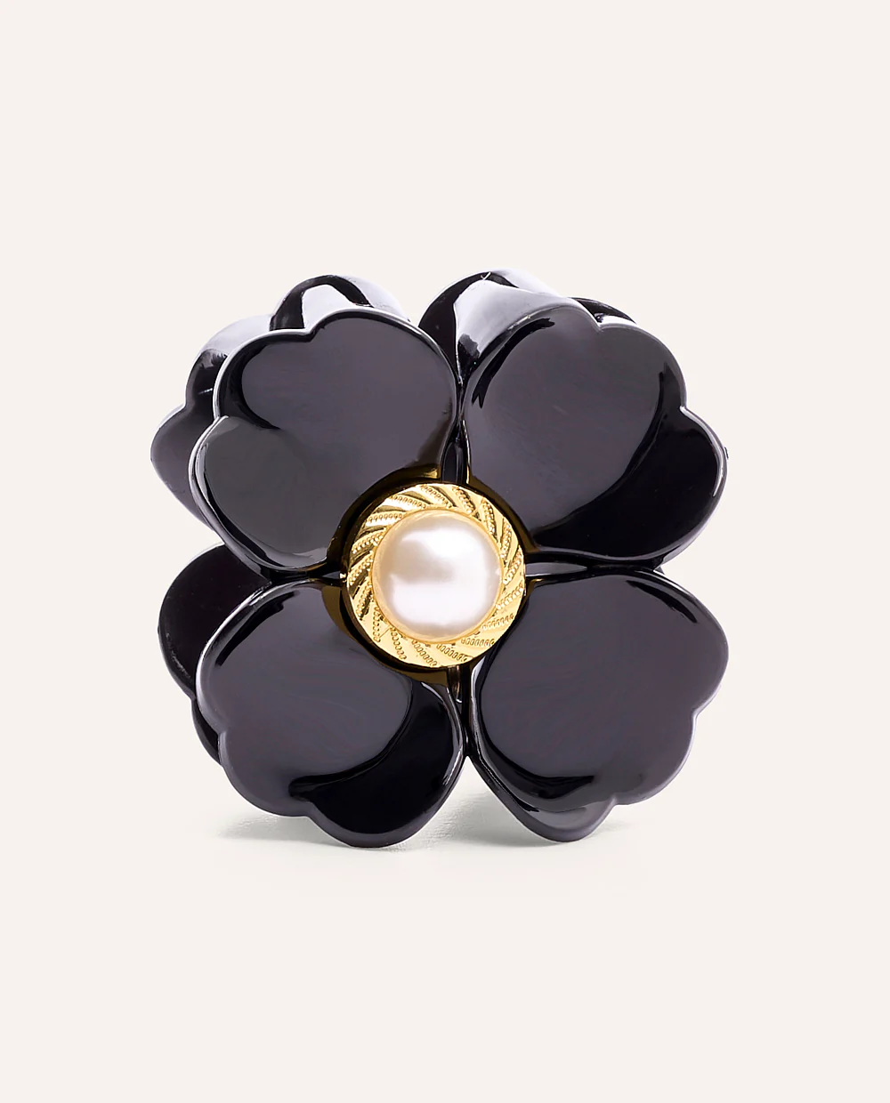 Gancho flor negro