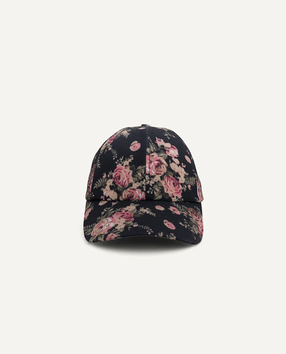 Gorro Moda Flores Negro - Image 2