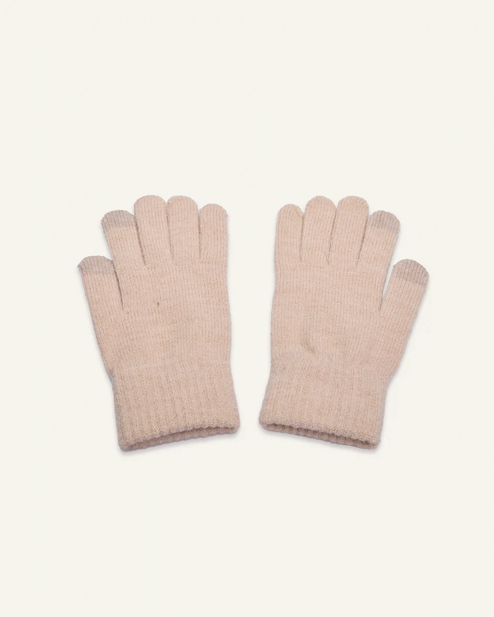 Guantes Mitones Soft Beige
