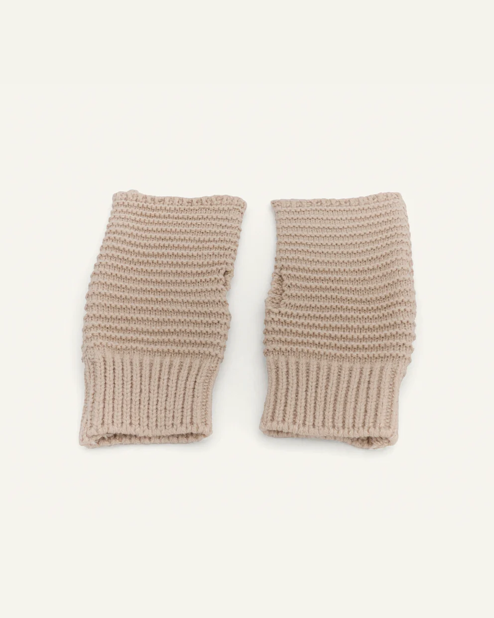 Guantes Mitones Soft Beige