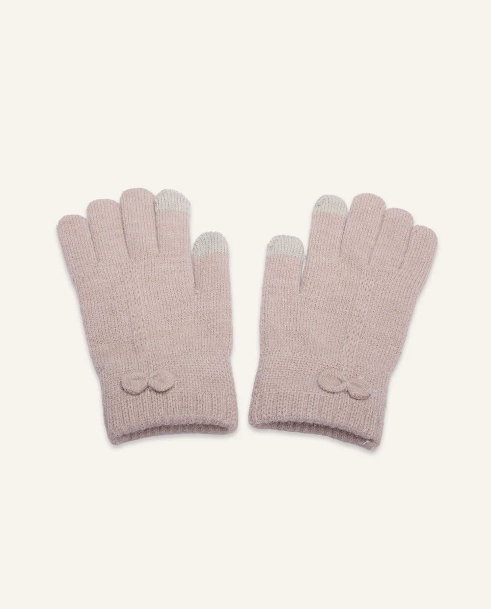Guantes Soft Lazo Beige