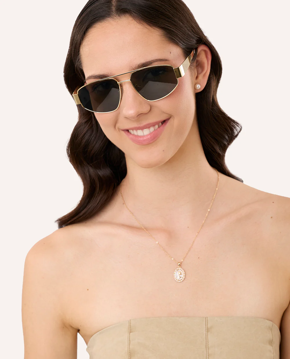 Lentes de sol aviador negro - Image 3