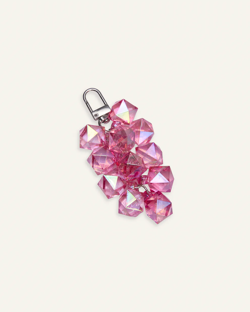 Llavero En Forma de Uva Rosa
