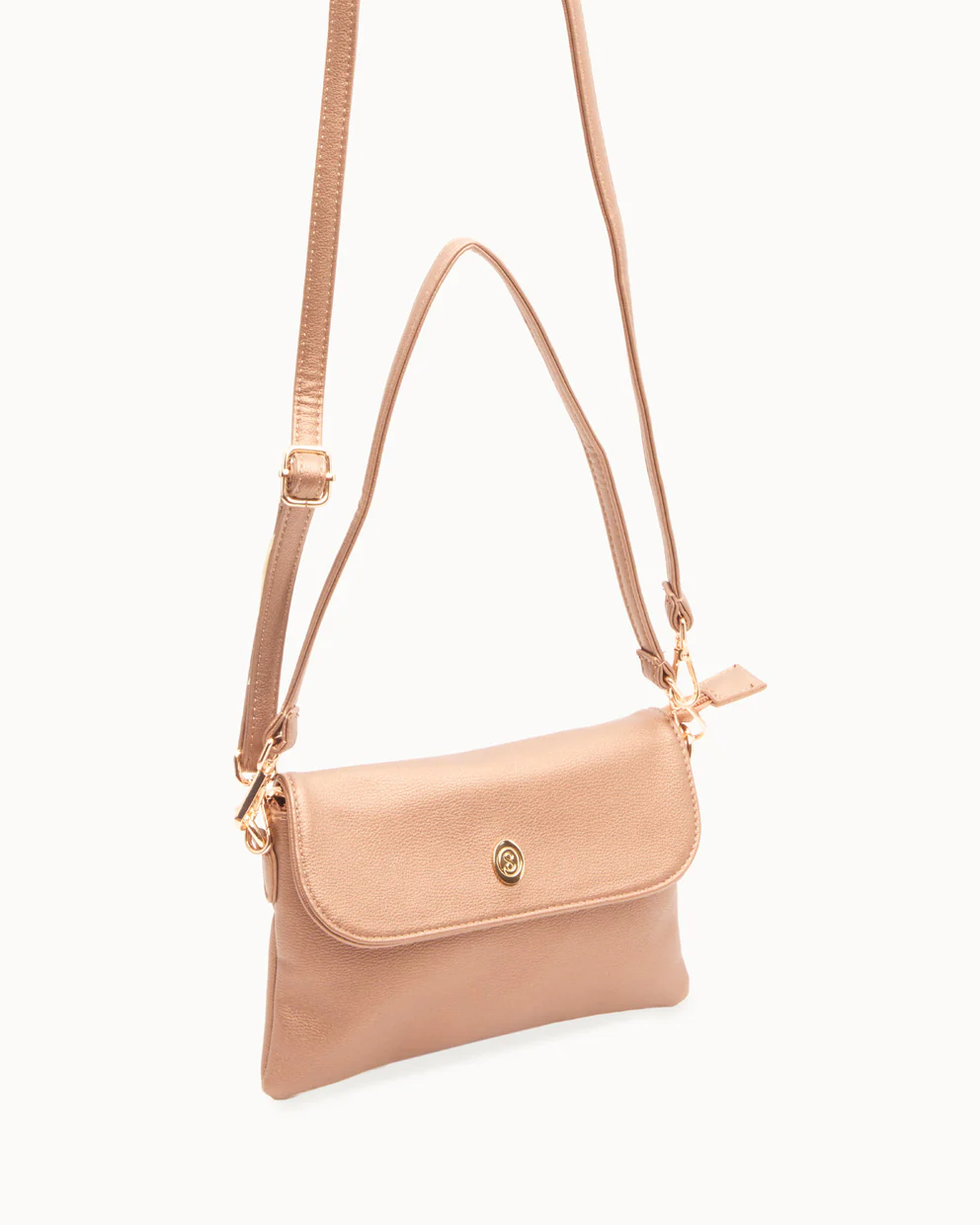Mini Cartera PU Moda Crossbody Dorado Naranja - Image 4