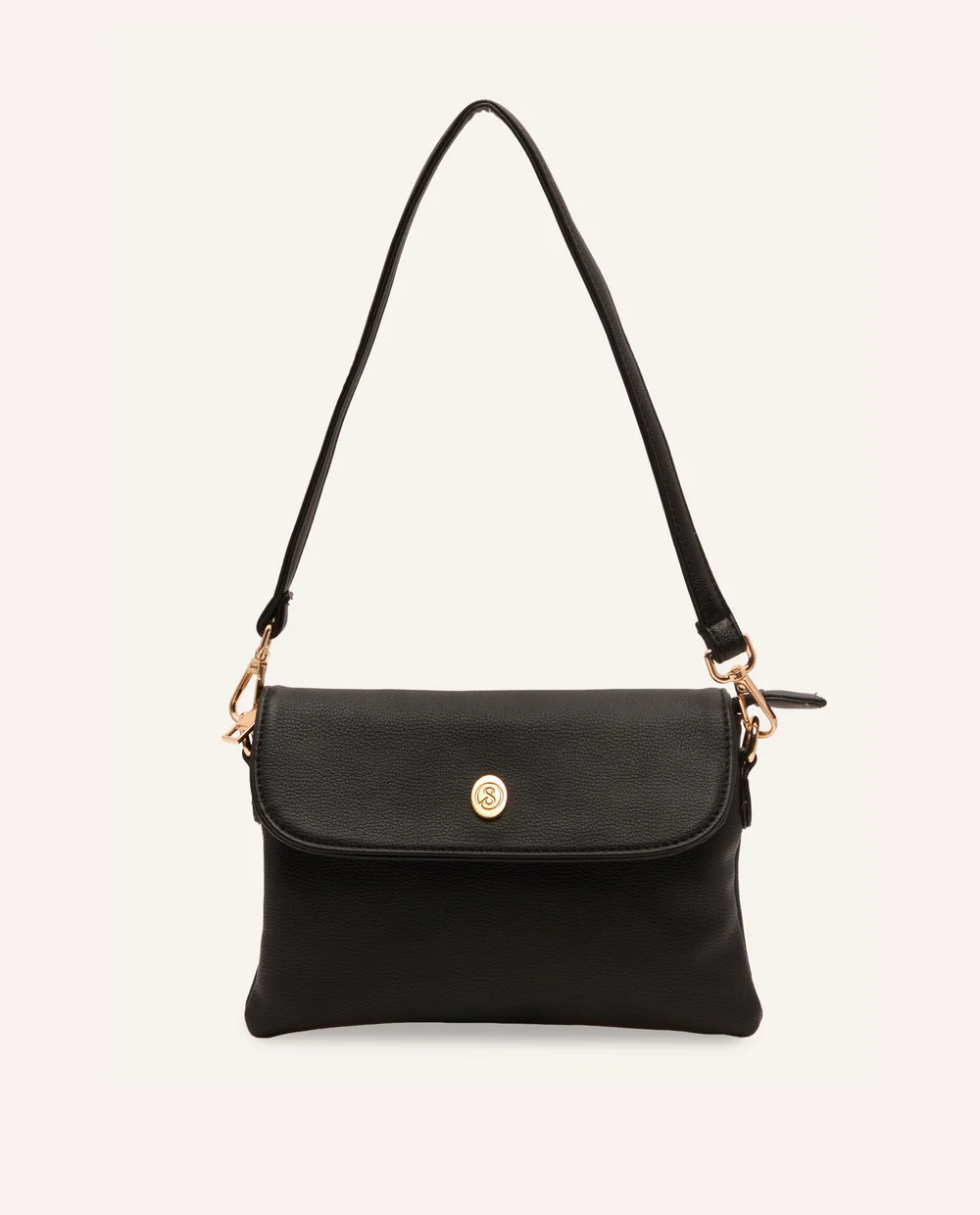 Mini Cartera PU Moda Crossbody Negro - Image 5