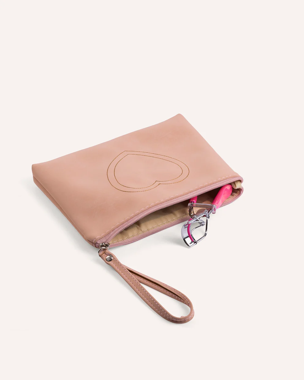 Neceser Porta Cosméticos Corazón Rosa - Image 2