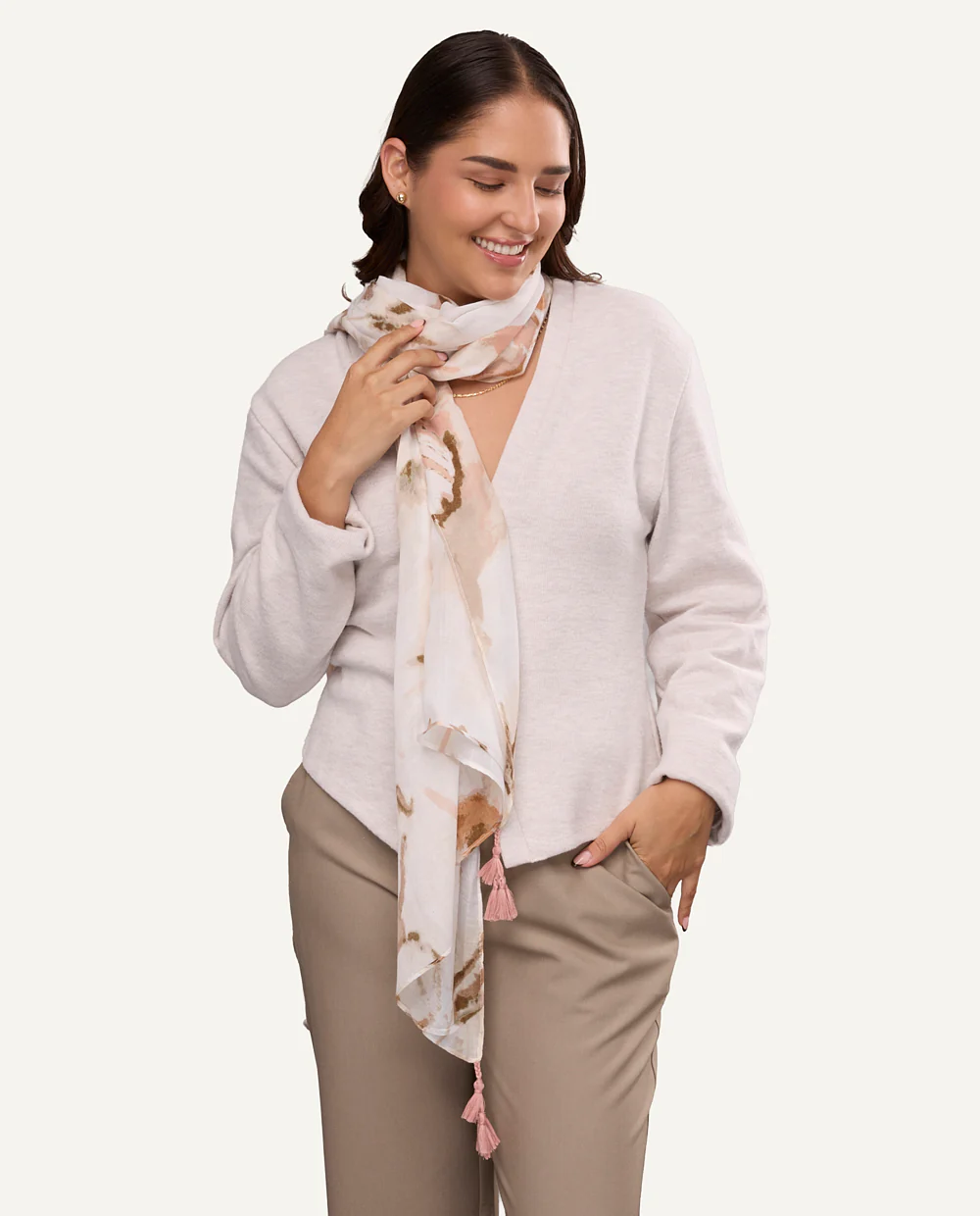 Pashmina Soft Flores Perla