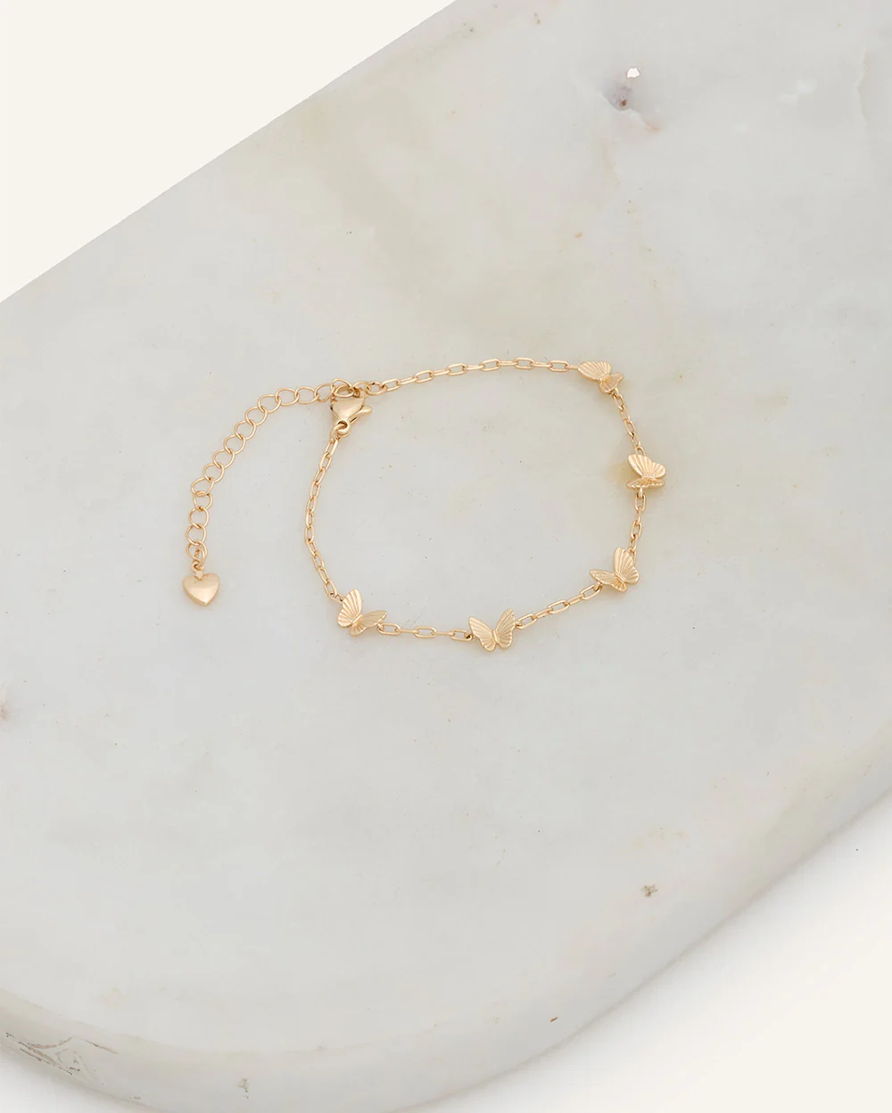 Pulsera Premium Zircón Bañado en Oro Mariposas Dorado - Image 3
