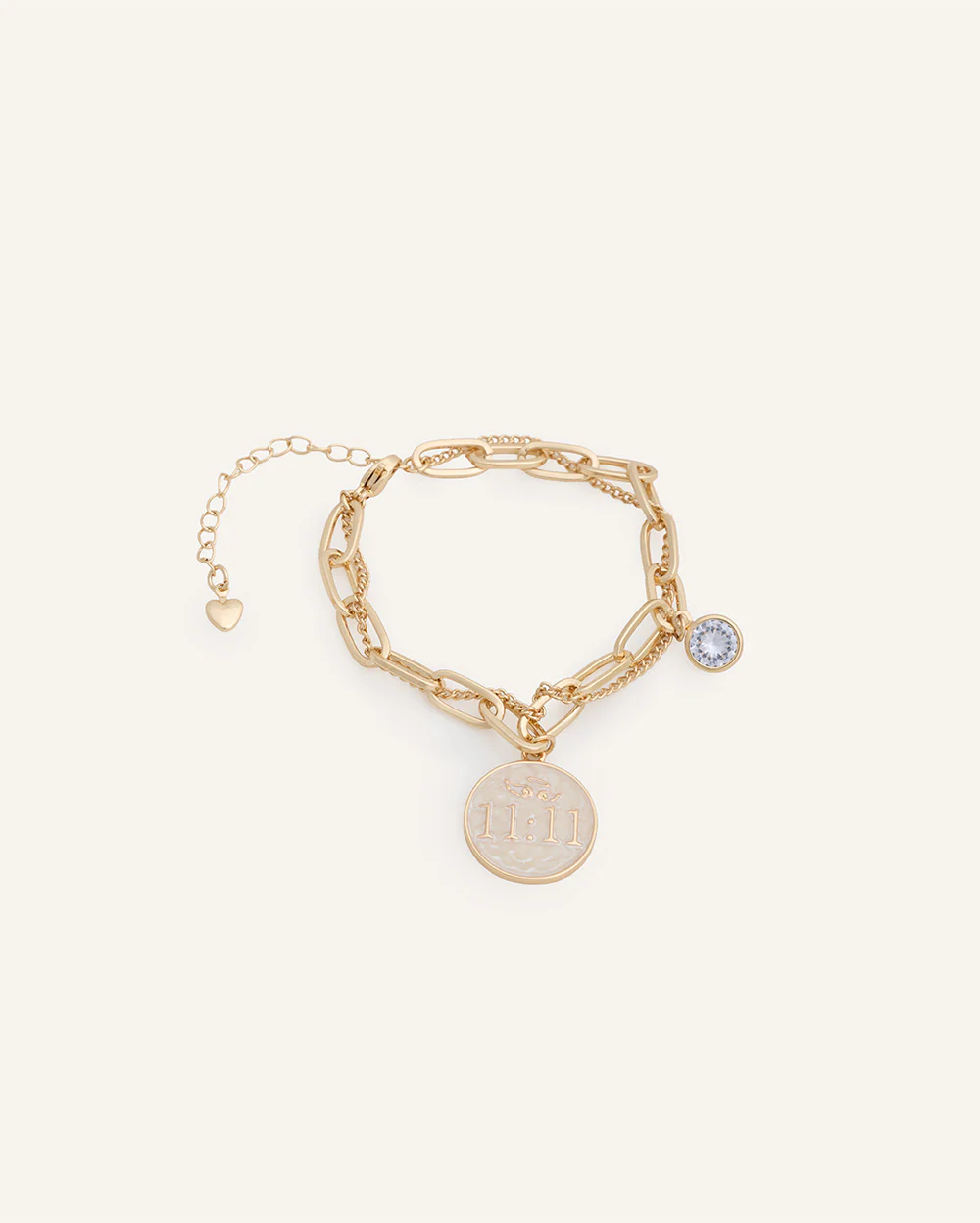 Pulsera Regulable Trendy 11:11 Dorado