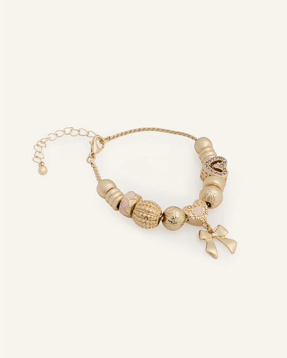 Pulsera Regulable Trendy Lazo Dorado - Image 2