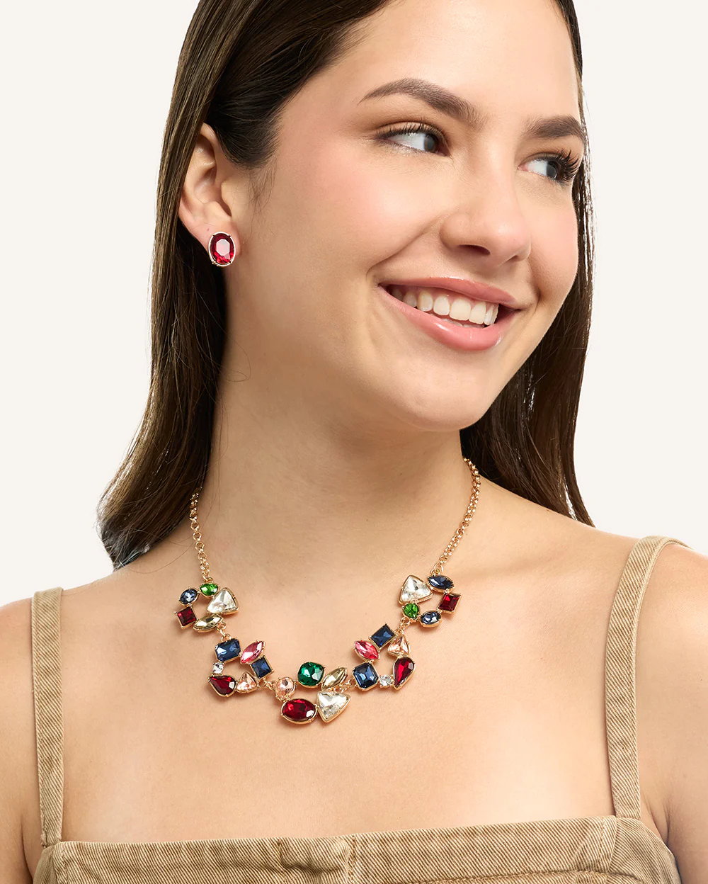 Set Collar + Arete Dorado