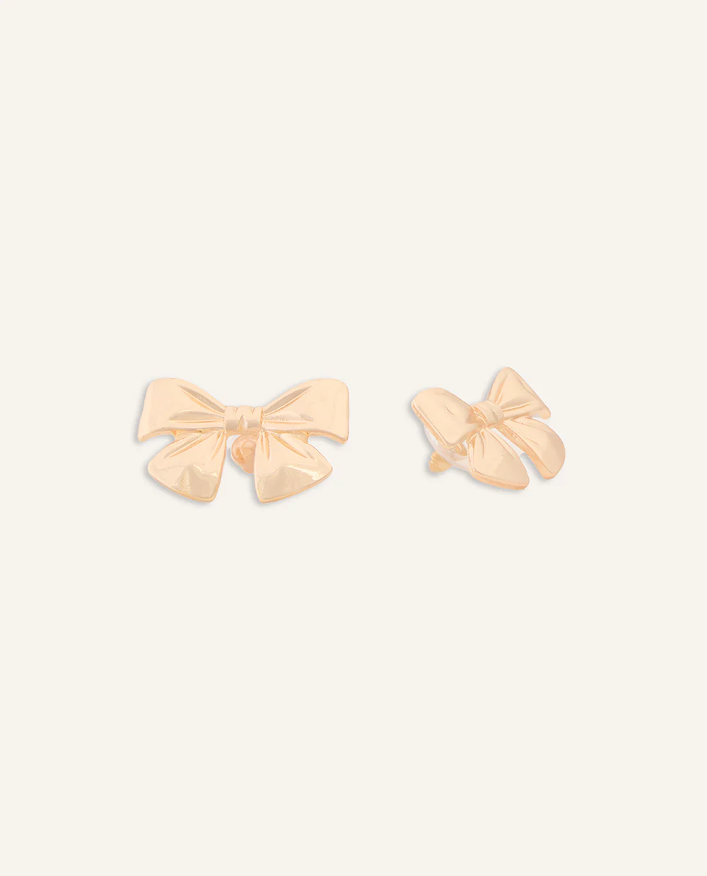 Set Collar + Arete Trendy Lazos Dorado - Image 4