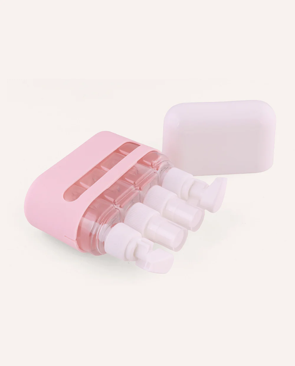 Set De Viaje Envases Rosa x 4 Und - Image 2