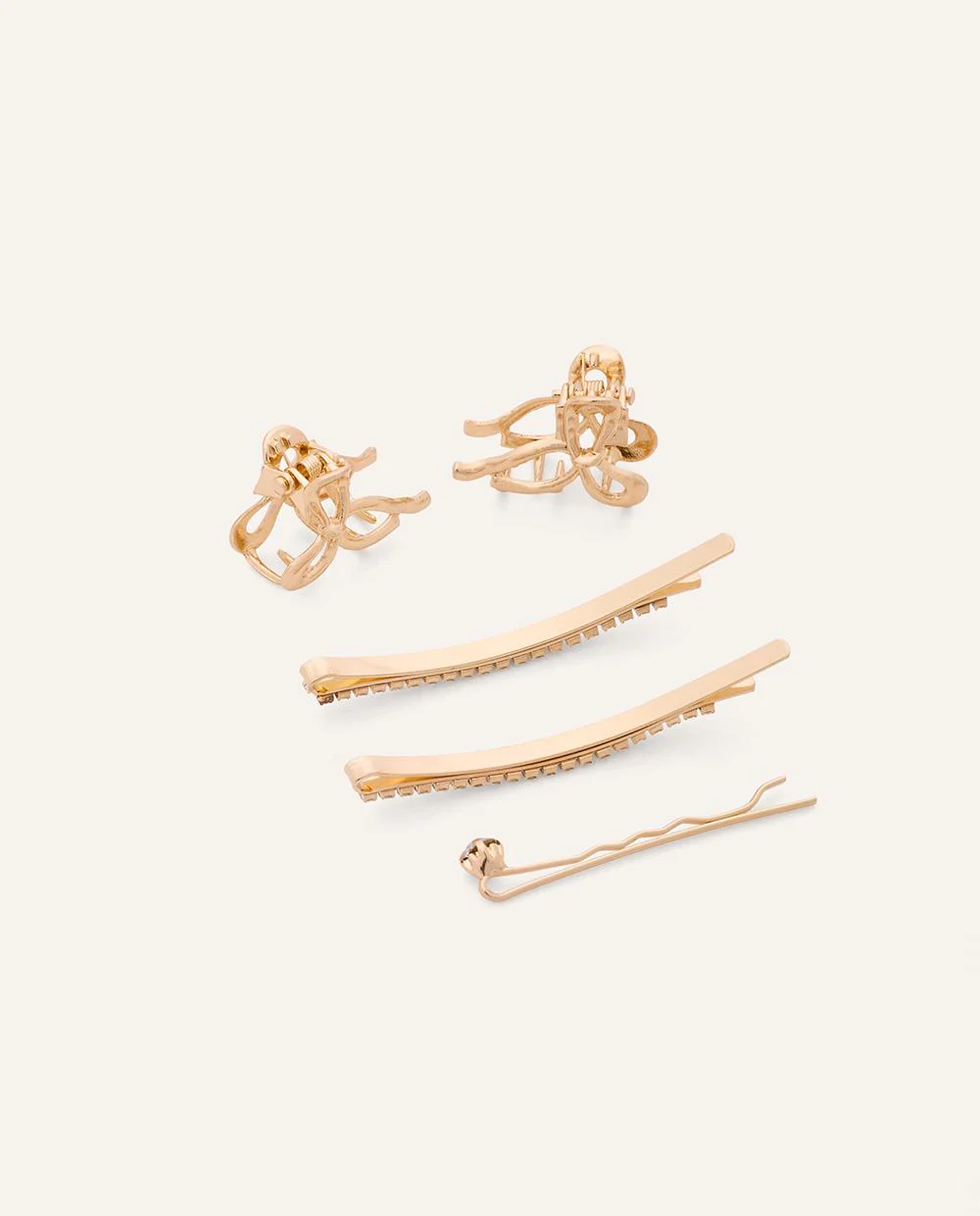 Set Ganchos Esenciales Dorado - Image 2