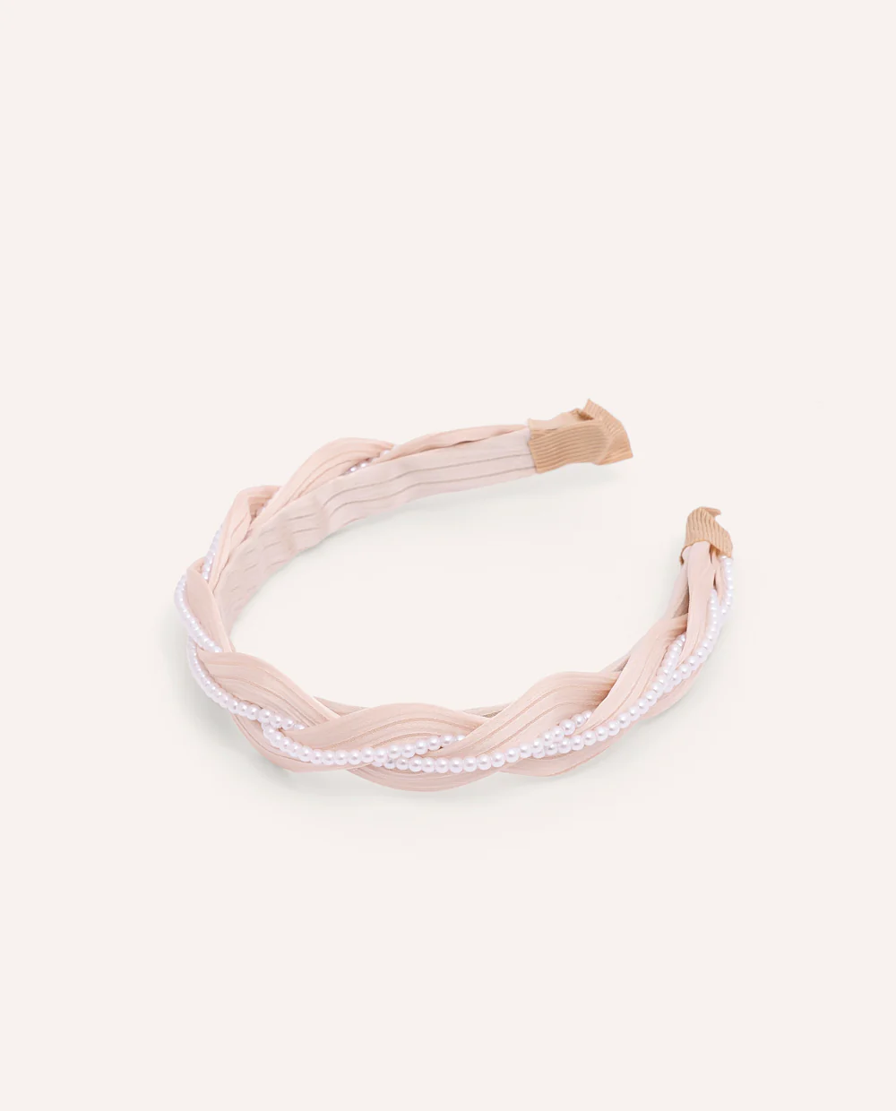 Vincha crema detalle perlas - Image 3