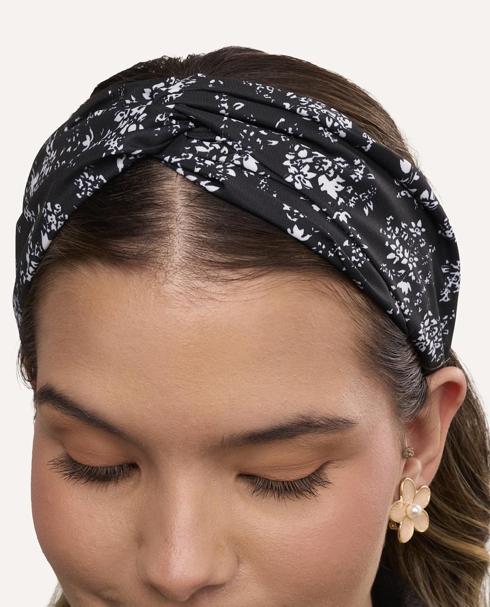 Vincha Essential Con Elástico Negro - Image 3
