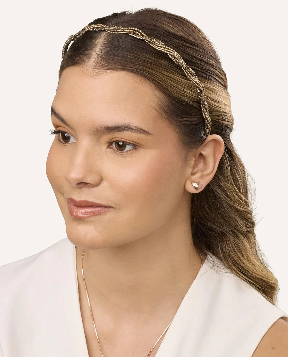 Vincha Essential Trenzas Dorado - Image 3
