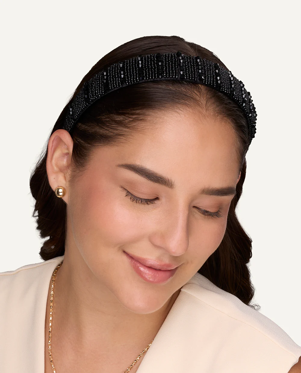 Vincha Moda Shine Negro - Image 2