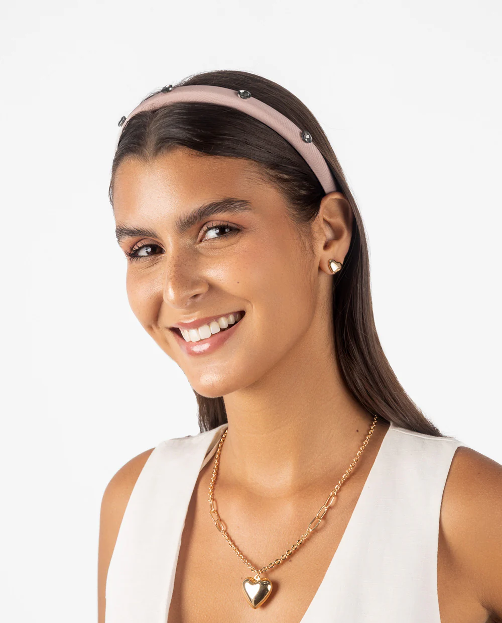 Vincha Rosa con Brillos - Image 3